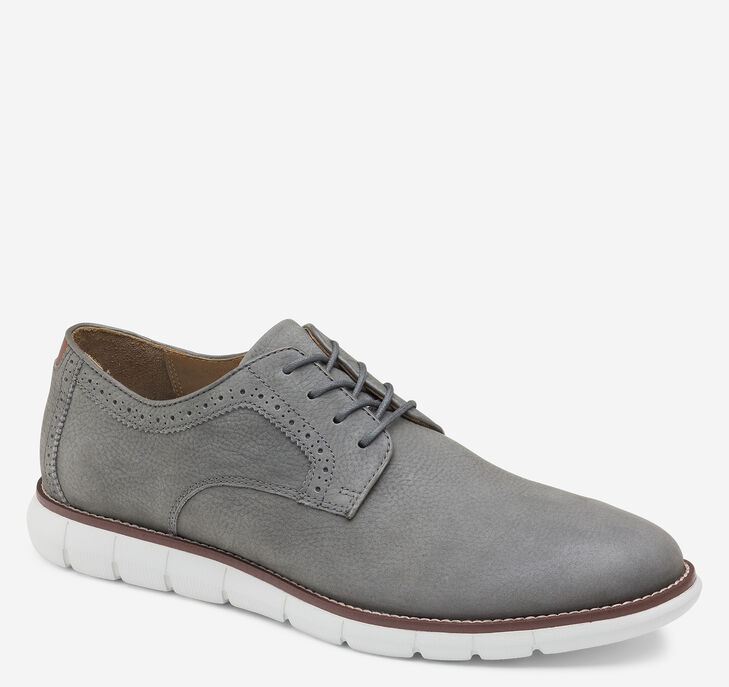 Johnston & Murphy Holden Plain Toe Oxfordskor Herr - Grå Finskor [EZ5326970]